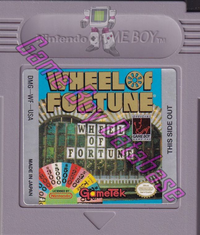 Wheel of Fortune USA Cartridge