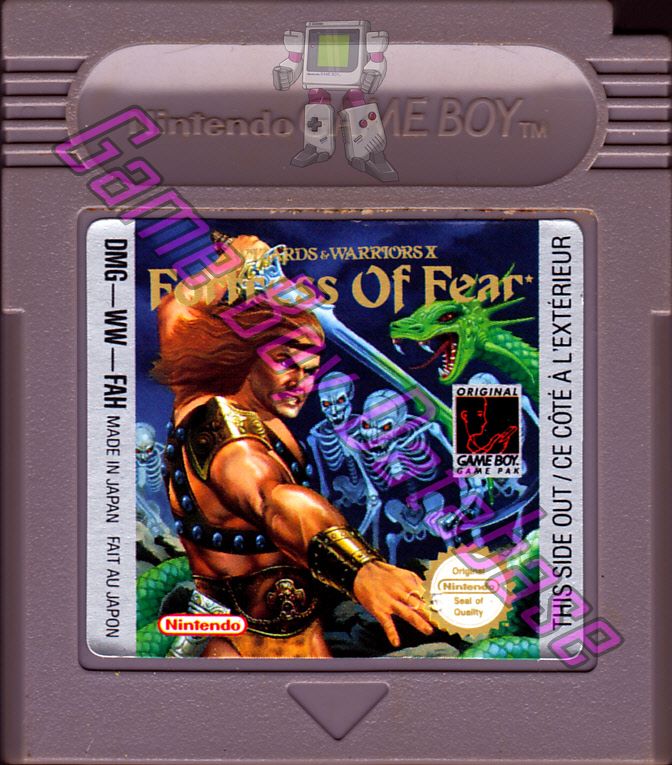 Fortress of Fear (Wizards & Warriors X) FAH Cartridge