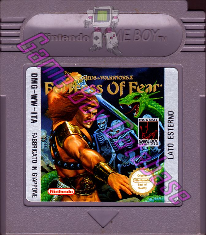 Fortress of Fear (Wizards & Warriors X) ITA Cartridge