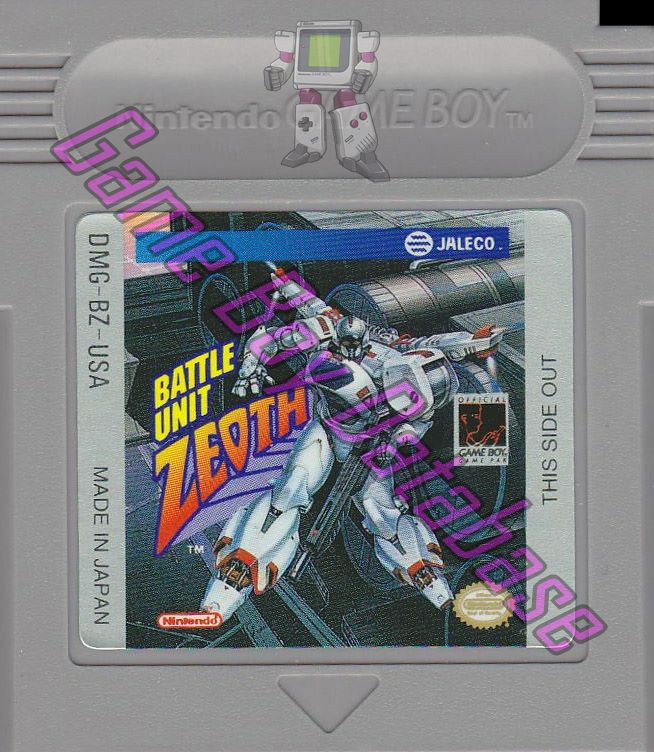 Battle Unit Zeoth USA Cartridge