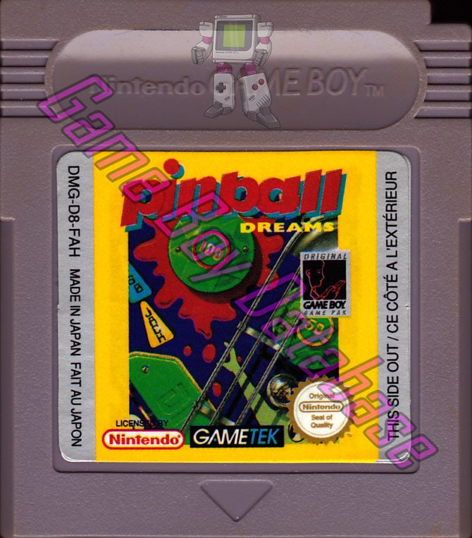 Pinball Dreams FAH-1 Cartridge