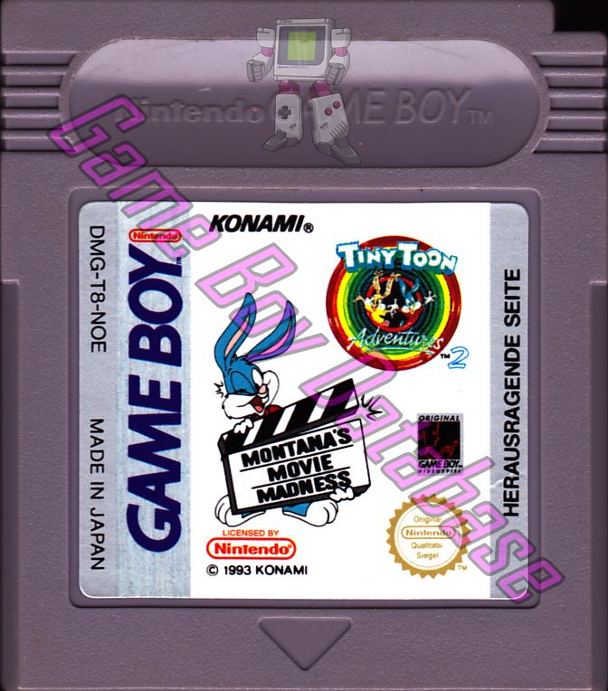 Tiny Toon Adventures 2 Montana's Movie Madness FAH Cartridge