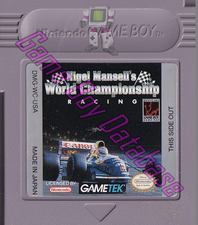 Nigel Mansell’s World Championship USA-1 Cartridge