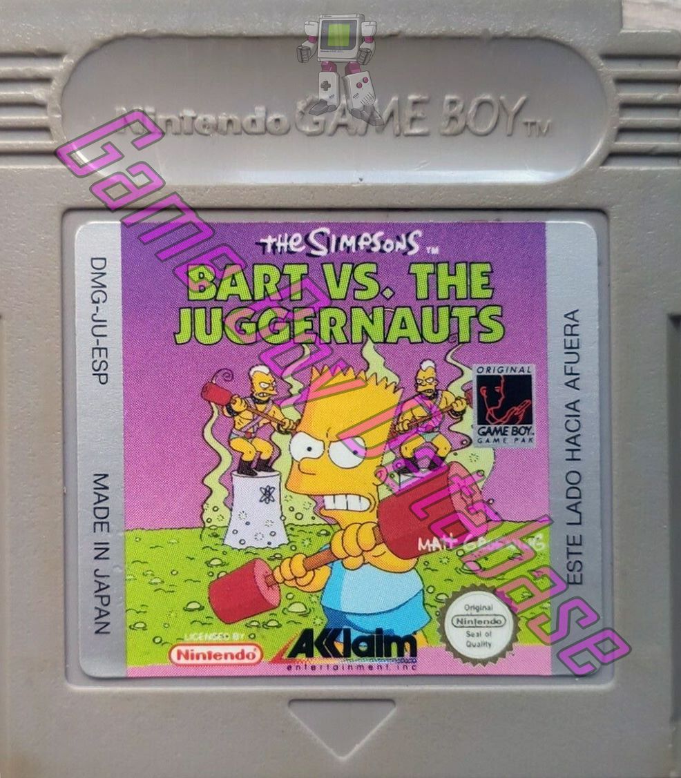 Simpsons Bart vs. the Juggernauts (the) ESP Cartridge