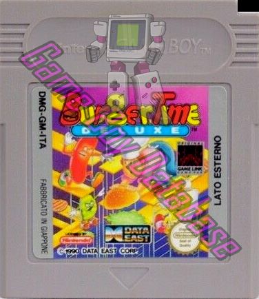 Burgertime Deluxe ITA Cartridge