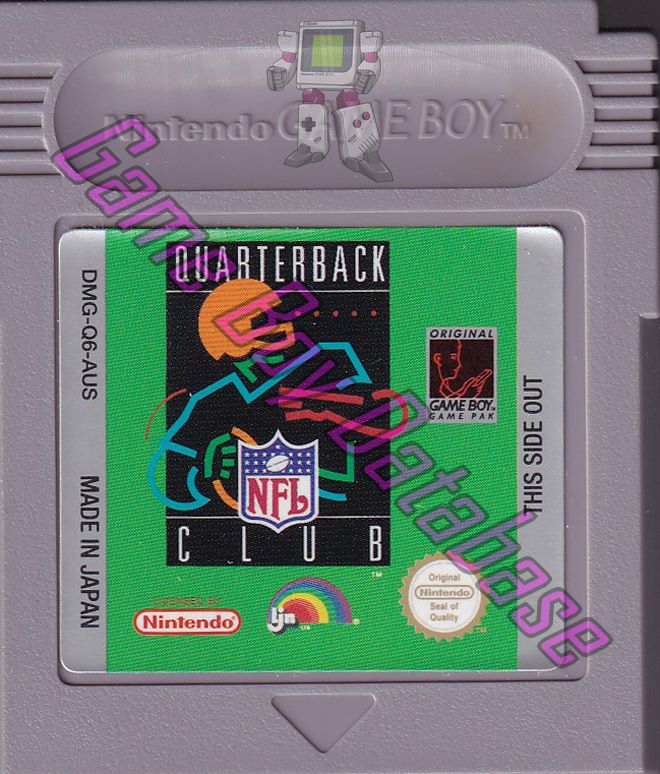 NFL Quarterback Club AUS Cartridge