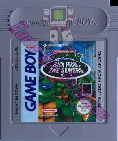 Teenage Mutant Hero Turtles II Back from the Sewers ESP Cartridge