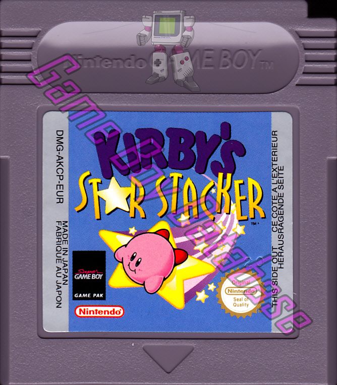 Kirby's Star Stacker NUKV Cartridge