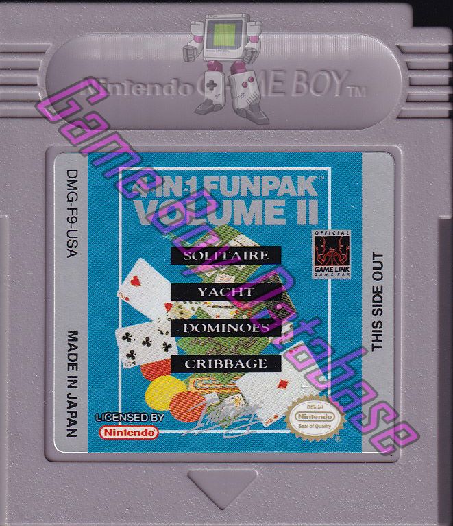 4-in-1 Fun Pak Volume II USA Cartridge