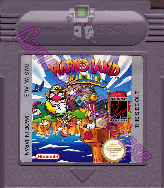 Wario Land: Super Mario Land 3 AUS-1 Cartridge