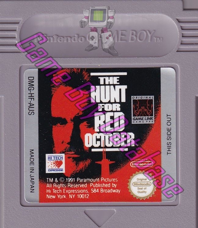 Hunt for Red October (the) AUS Cartridge