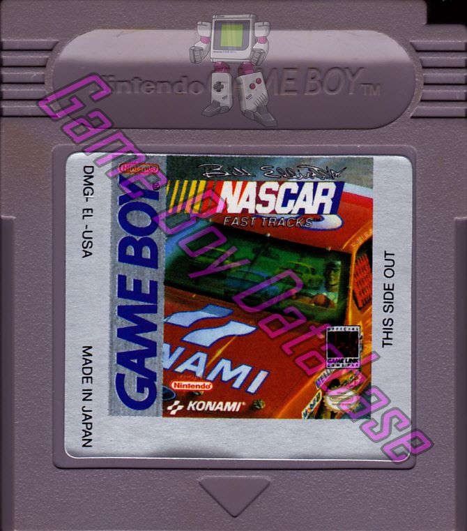 Bill Elliott's Nascar Fast Tracks USA Cartridge