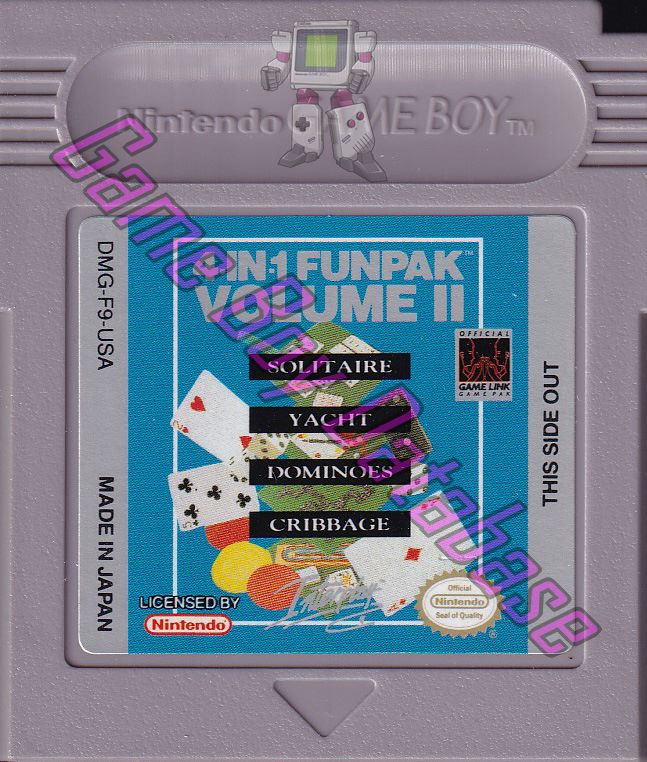 4-in-1 Fun Pak Volume II USA-1 Cartridge