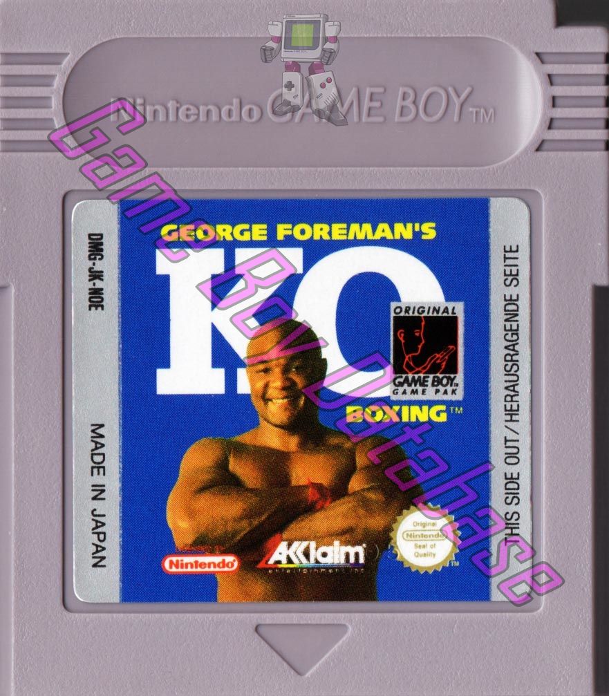 George Foreman's KO Boxing ITA Cartridge