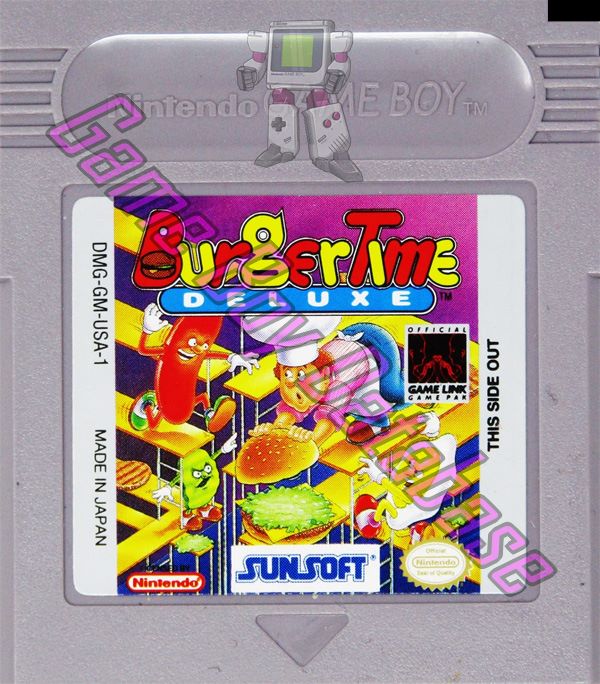 Burgertime Deluxe USA-1 Cartridge