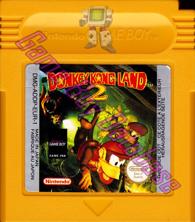 Donkey Kong Land 2 (Scandinavia) UKV Cartridge