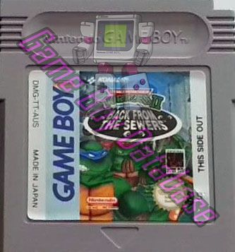 Teenage Mutant Ninja Turtles II Back from the Sewers AUS Cartridge