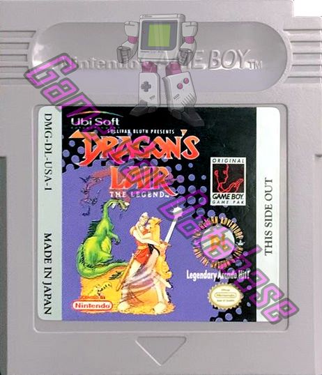 Dragon's Lair the Legend (Sullivan Bluth Presents) USA-1 Cartridge