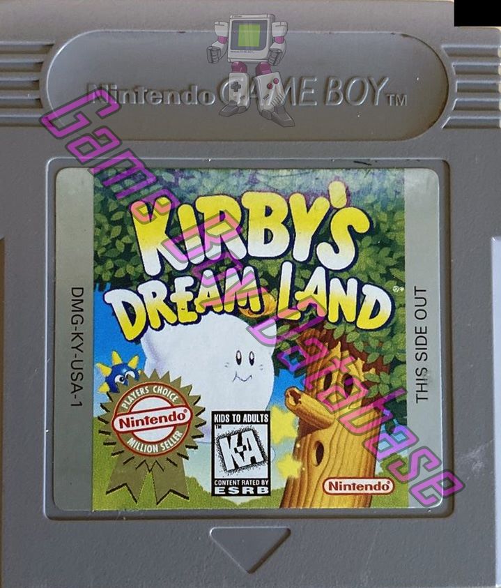 Kirby's Dream Land USA-2 Cartridge