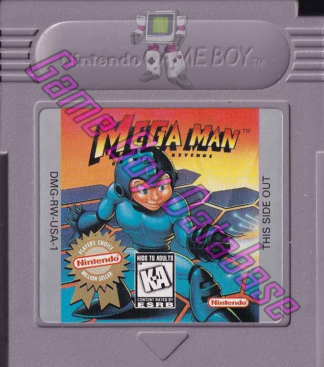 Mega Man Dr. Wily's Revenge USA-1 Cartridge