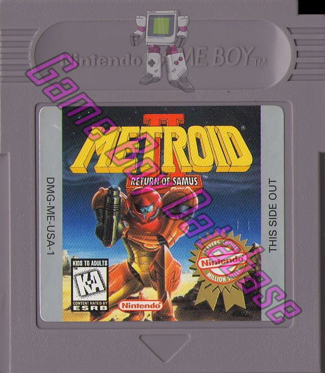 Metroid II Return of Samus USA-2 Cartridge