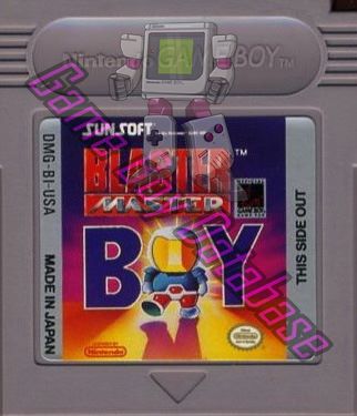 Blaster Master Boy USA Cartridge