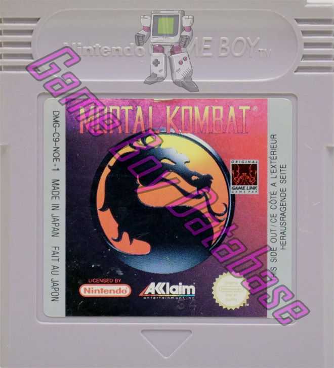 Mortal Kombat NOE-3 Cartridge