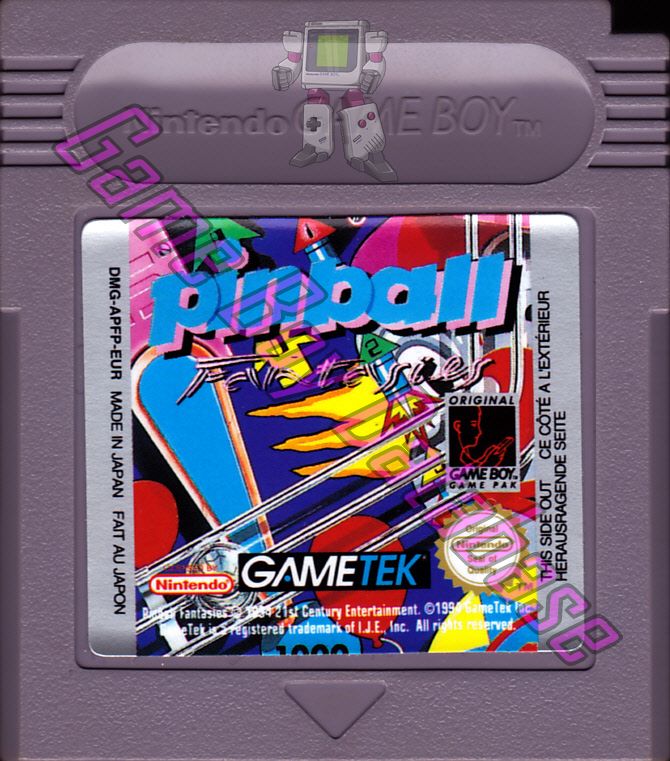 Pinball Fantasies EUR Cartridge