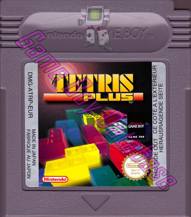 Tetris Plus NUKV Cartridge