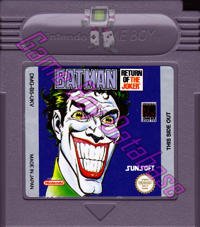 Batman Return of the Joker UKV-1 Cartridge