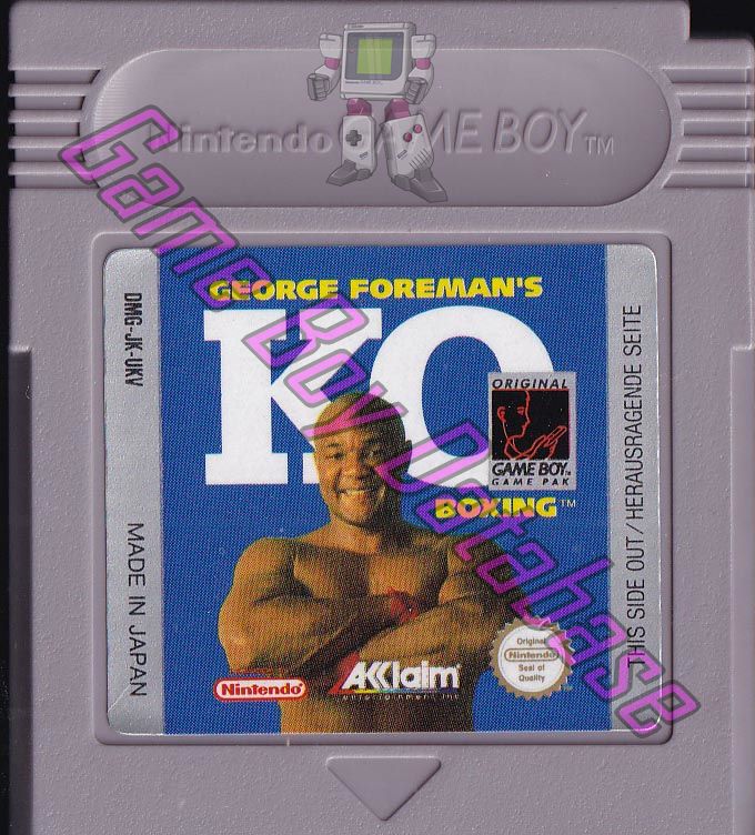 George Foreman's KO Boxing UKV Cartridge