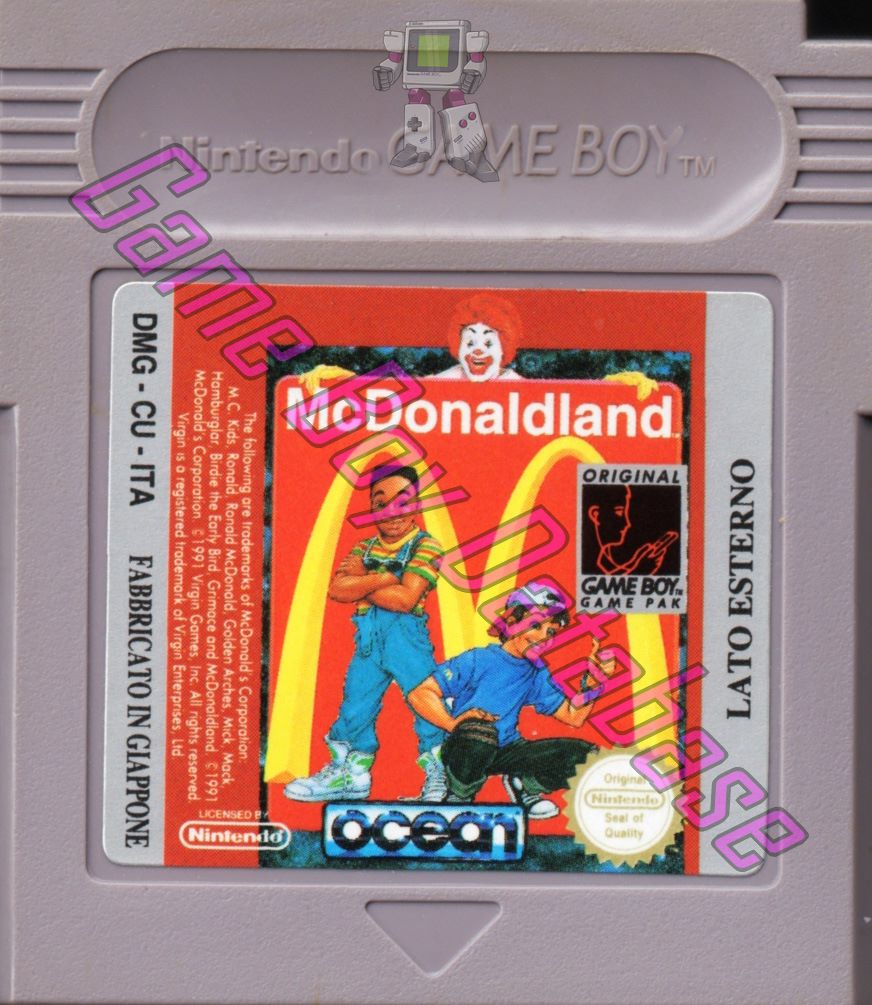 Mc Donaldland ITA Cartridge