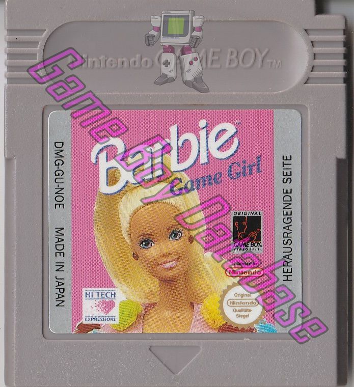 Barbie Game Girl NOE-1 Cartridge