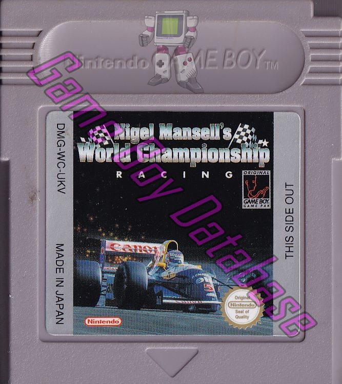 Nigel Mansell’s World Championship UKV-1 Cartridge