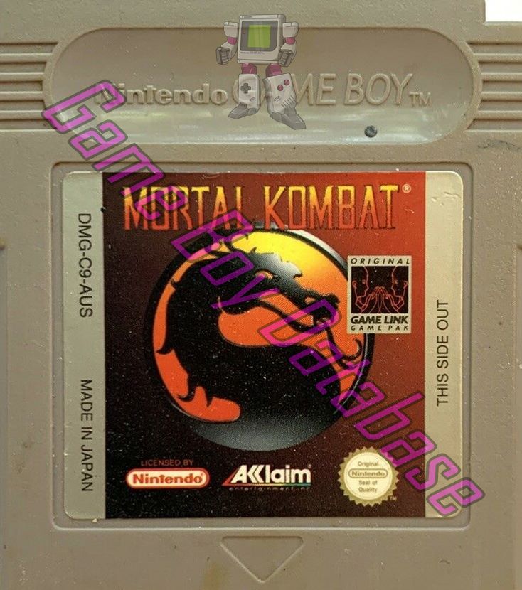 Mortal Kombat AUS Cartridge