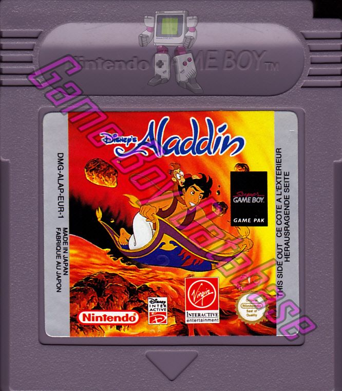 Aladdin (Disney's) NFAH Cartridge