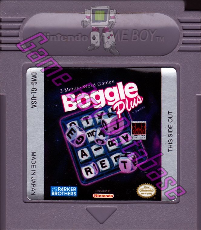 Boggle Plus USA Cartridge