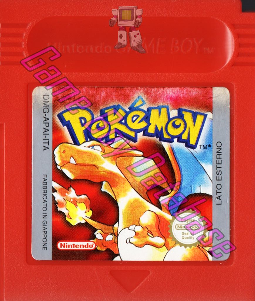 Pokemon Versione Rossa NITA Cartridge