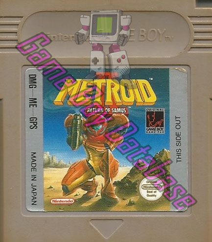 Metroid II Return of Samus GPS Cartridge