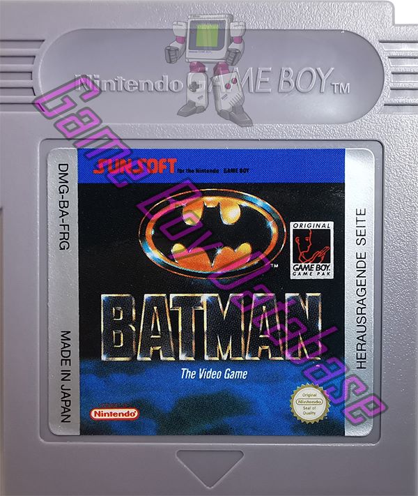 Batman the Video Game FRG Cartridge