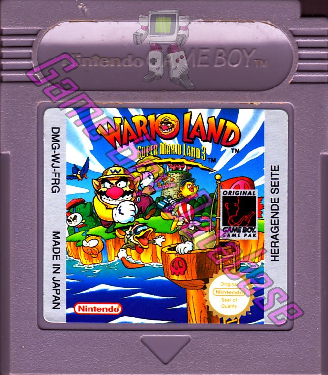 Wario Land: Super Mario Land 3 FRG-2 Cartridge