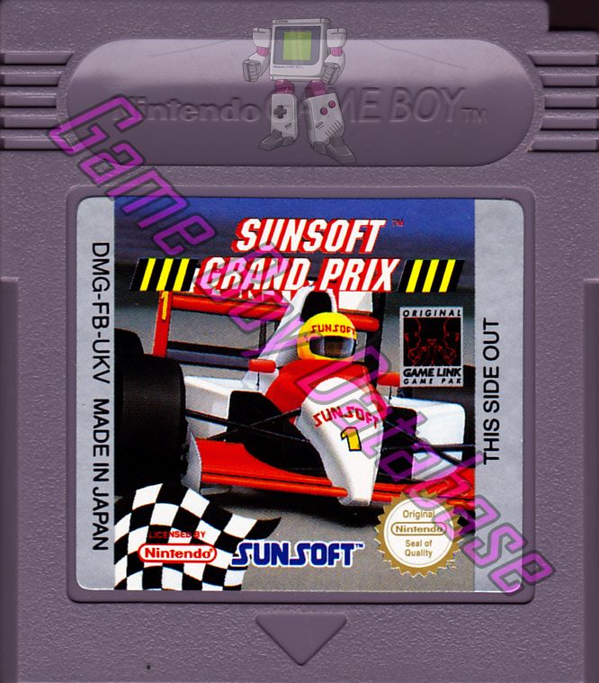 Sunsoft Grand Prix UKV Cartridge