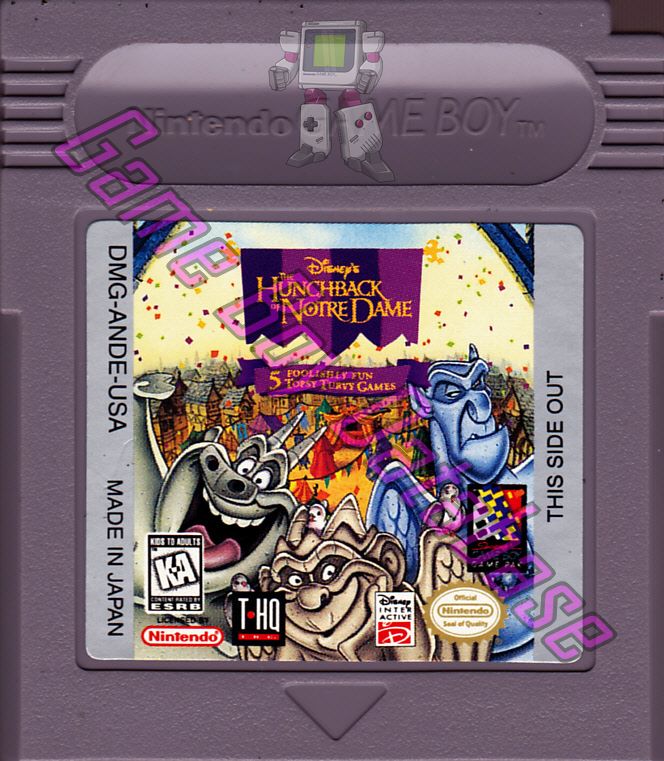 Hunchback of Notre Dame (Disney's the) USA Cartridge