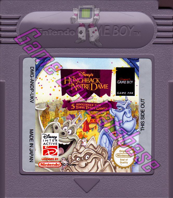 Hunchback of Notre Dame (Disney's the) UKV Cartridge