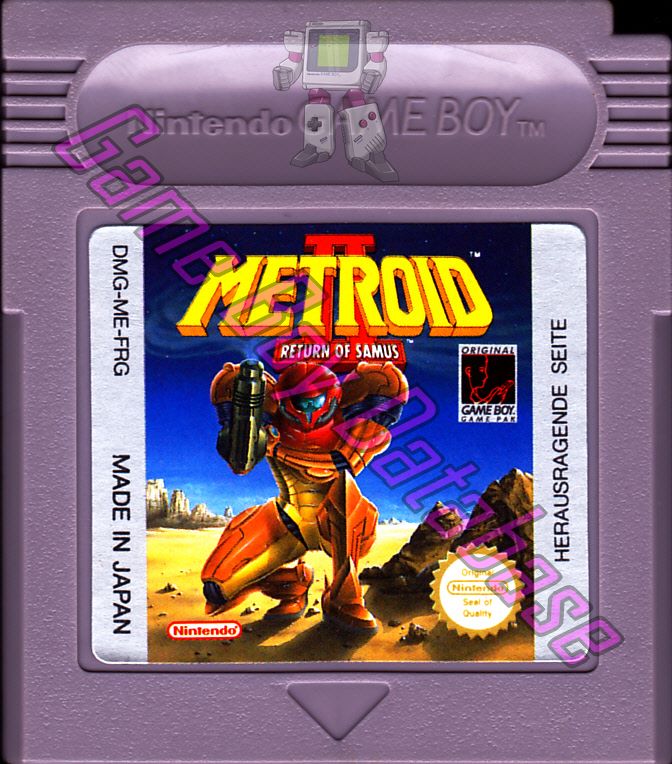 Metroid II Return of Samus FRG-1 Cartridge