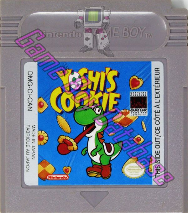 Yoshi's Cookie CAN Cartridge