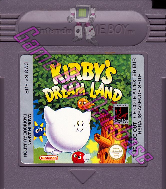 Kirby's Dream Land NNOE Cartridge