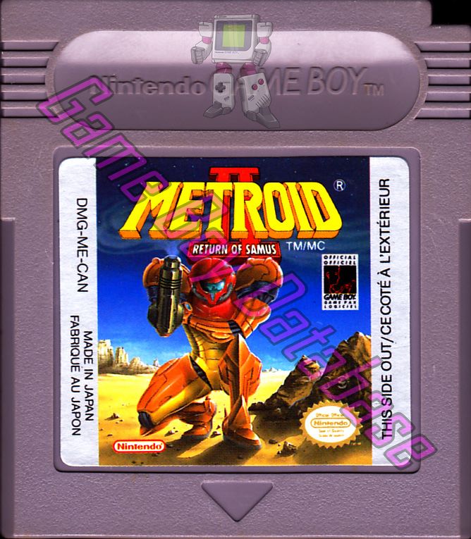 Metroid II Return of Samus CAN-1 Cartridge