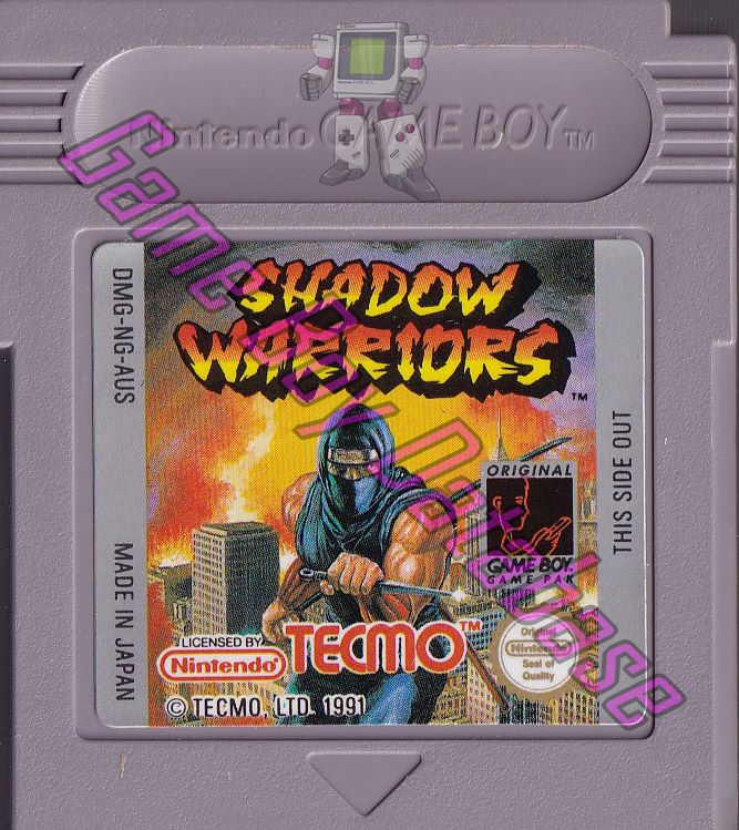 Shadow Warriors Ninja gaiden AUS Cartridge