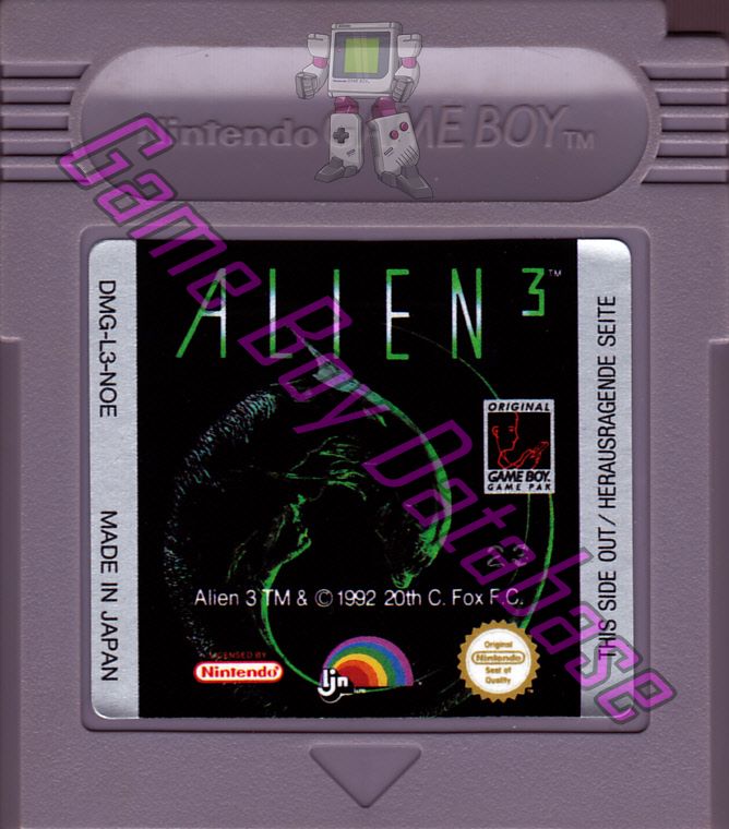 Alien 3 NOE-1 Cartridge